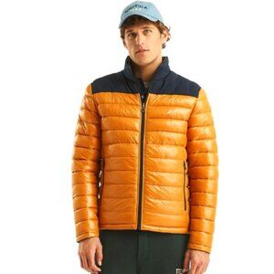 Nautica Men's Wind & Water Resistant Reversible Quilted Puffer Jacket MSRP $195